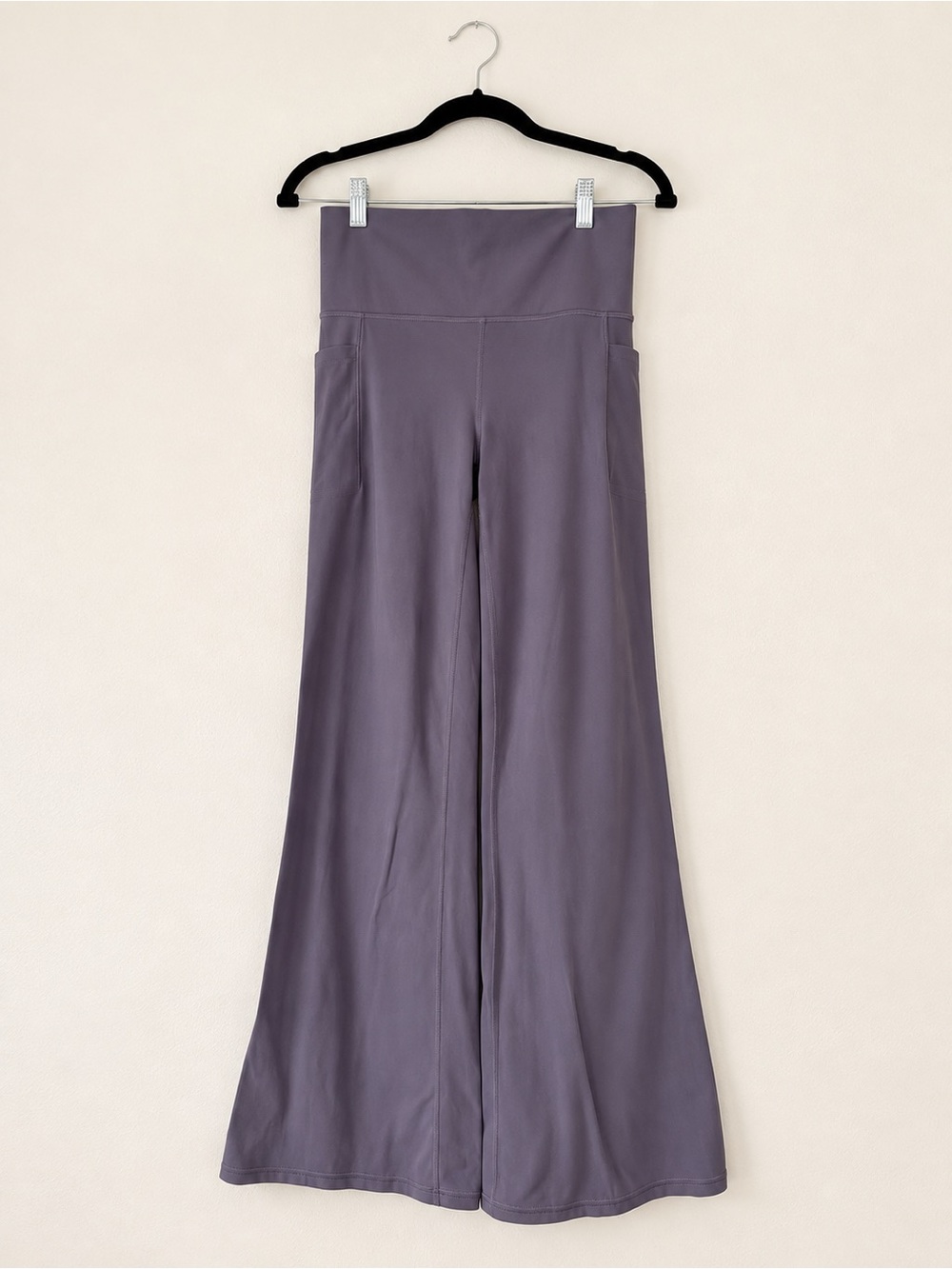 Athleta Wide-Leg High-Waist Pants - Dusty Lavender